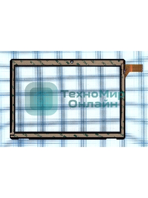 Сенсорное стекло (тачскрин) WJ2038-FPC-V1.0, черное