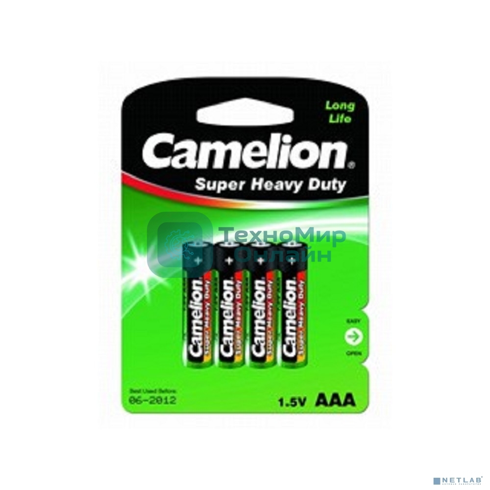 Батарейка Camelion R 03 BL-4 1.5В