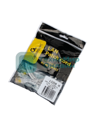 Патч-корд LSZH UTP Cablexpert PP31-1M cat.5e, 1м, литой, многожильный, серый