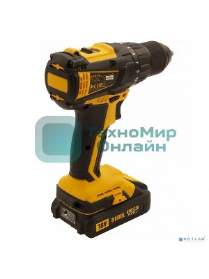 Дрель-шуруповерт Denzel BLDL-IB-18-02, 18 В, 2 Ач, 65 Нм, бесщеточный