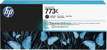 Картридж струйный HP 773C (C1Q37A) черный матовый для HP Designjet Z6600/Z6800 (775мл)