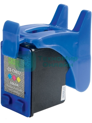 Картридж струйный Cactus CS-C6657 №57 многоцветный (18 мл) для HP 450/5145/5150/5151/5550/5552/5650/5652/565