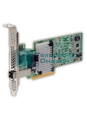 Контроллер LSI MegaRAID SAS9380-4i4e SGL (LSI00439) SAS 12G, (PCI-E 3.0 x8, LP), RAID 0,1,10,5,6, 8port (1*intSFF8643 + 1*extSFF8644),1GB onboard, К