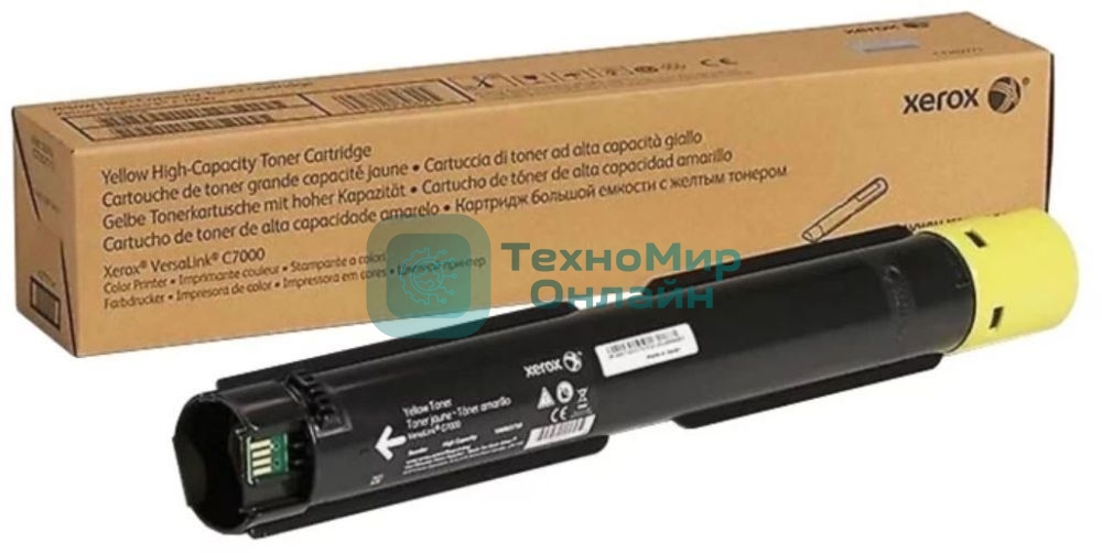 Картридж лазерный Xerox 106R03766 желтый для Xerox VersaLink C7000 (10100 стр)(Channels)