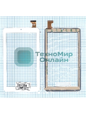 Сенсорное стекло (тачскрин) для Acer Iconia One B1-770, белое