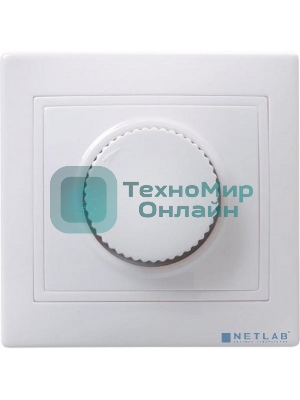 Светорегулятор поворот. СП КВАРТА IP20 ВСР10-1-0-КБ бел. IEK EDK10-K01-03-DM