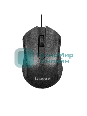Мышь проводная ExeGate Professional Standard SH-8012L черный, 1000 dpi, USB, кнопки - 3