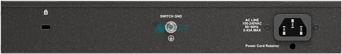 Неуправляемый коммутатор D-Link DGS-1024D/J1A с 24 портами 10/100/1000Base-T