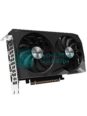 Видеокарта Gigabyte GV-N3060WF2OC-12GD (V2.0) PCIE16 12288Mb 192 GDDR6 1792/15000 HDMIx2 DPx2 HDCP Ret