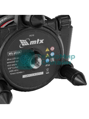 Лазерный уровень MTX MFL GREEN, 30 м, зеленый луч, акк. Li 2400 mAh, сумка, резьба 5/8