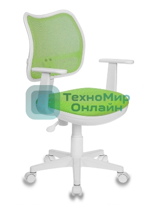 Кресло Бюрократ CH-W797/SD/TW-18 салатовый, сетка/ткань, 120 кг, механизм качания