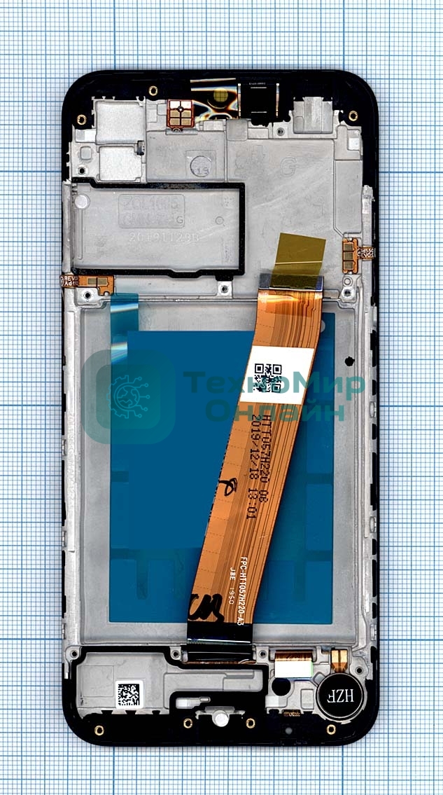 Дисплей для Samsung Galaxy A01 SM-A015F (узкий разъем) черный