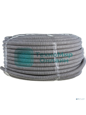 Труба гофрированная ПВХ ЭРА (серый) d 20 мм с зонд. легкая 100 м (15)