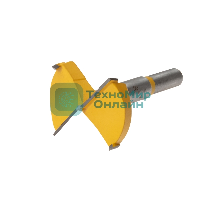 Сверло Форстнера по дереву, 50мм, цилиндрический хвостовик Kranz