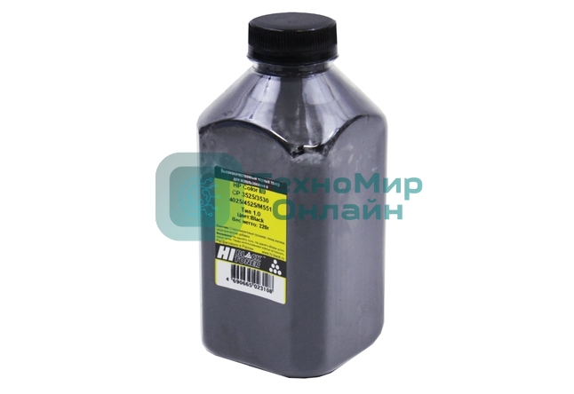 Тонер Hi-Black для HP CLJ CP3525/3530/4025/4525/M551, Тип 1.0, Bk, 220 г, банка