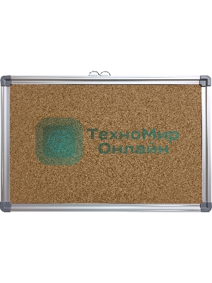 Доска пробковая Buro 60x90 см, алюминиевая рама