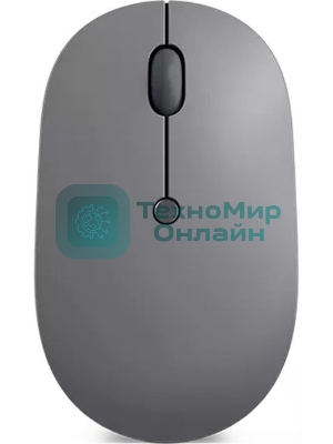 Мышь беспроводная Lenovo Go серый, 2400 dpi, радиоканал, USB-C, кнопки - 3