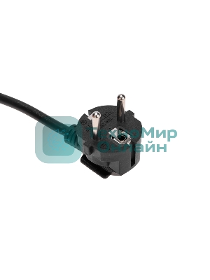 Удлинитель STANDARD 3 гнезда, 5м, 3х1,0мм², с/з, с выключателем, черный REXANT