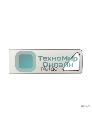 Флешка USB Netac U326 (NT03U326N-016G-20PN), 16Gb, USB 2.0, R/W 50/15, серебристый