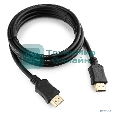 Кабель HDMI Cablexpert CC-HDMI4L-1.5M, 19M/19M, v2.0, Light, позол.разъемы, экран, 1.5м, черный, пакет