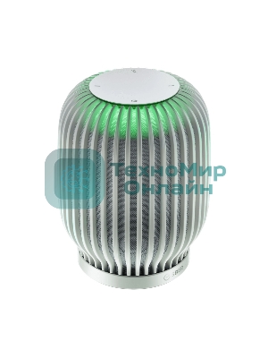 Умная колонка Sber SberBoom, 40Вт, стандартная, 1 динамик, Мультирум, Стереопара, Wi-Fi, Bluetooth 5.0, Салют, белый