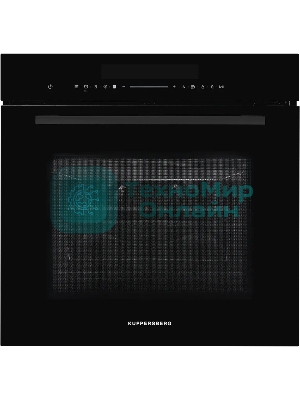 Встраиваемый духовой шкаф Kuppersberg HK 616 Black ШхВхГ: 59.5х59.6х56.5 см, 72 л, гидролизная очистка, черный