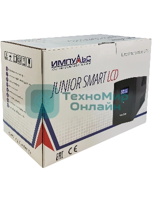 Источник бесперебойного питания Импульс ЮНИОР СМАРТ 2200, 2200/1320 ВА/Вт, LCD, USB, RJ11/RJ45, SCHUKOx4