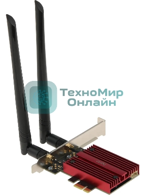 Сетевой адаптер Wi-Fi + Bluetooth Cudy WE3000S АХ5400 PCI Express (ант.внеш.съем) 2ант.