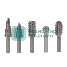 Набор борфрез (шарошек) по дереву Kranz 5 шт