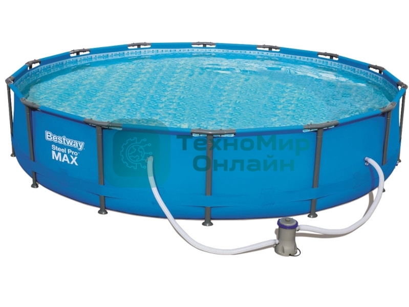 Бассейн каркасный Steel Pro Max с ф-насосом 427х84см, 10220 л, 56595 Bestway