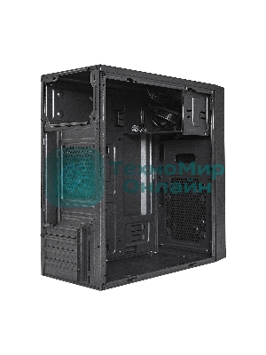 Компьютерный корпус Minitower ExeGate BAA-113-AAA450 (mATX, БП AAA450 с вент. 8см, 2*USB, аудио, черный)