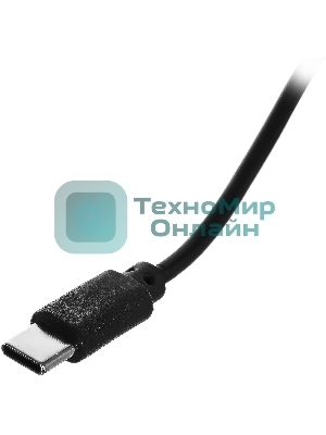 Сетевое зарядное устройство Buro BUWC1 2A кабель USB Type C черный