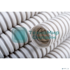 Труба гофрированная ПВХ ЭРА (серый) d 20 мм с зонд. легкая 100 м (15)