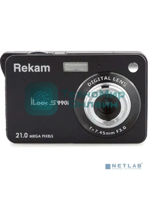 Фотоаппарат Rekam iLook S990i черный 21Mpix 2.7