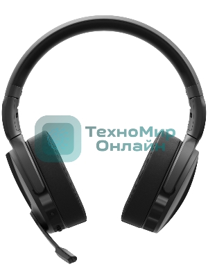 Беспроводные/проводные наушники EPOS Adapt 560 черный, накладные, Bluetooth + USB, активное шумоподавление
