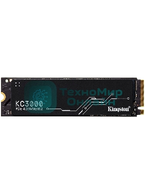Накопитель SSD Kingston KC3000, 1Tb, M.2 2280, PCIe 4.0 x4, R/W 7000/6000, с радиатором.