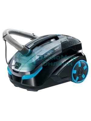 Моющий пылесос Thomas DryBOX Amfibia черный/голубой, 325/1700 Вт, уборка влажная/сухая/сбор жидкости, пылесборник контейнер 2.6 л