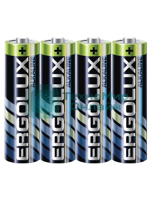 Батарея Ergolux Alkaline LR6 SR4 AA 2800mAh (4шт) спайка