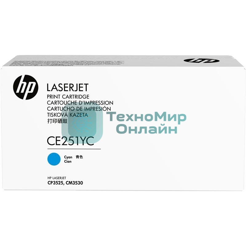 Картридж лазерный контрактный HP Contractual Голубой Optimized Original LaserJet Toner Cartridge (CE251YC)