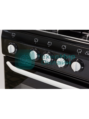 Плита газовая De Luxe 5040.36Г (КР) черный, конфорок 4 шт, духовка 43 л, 50 см x 85 см x 50 см