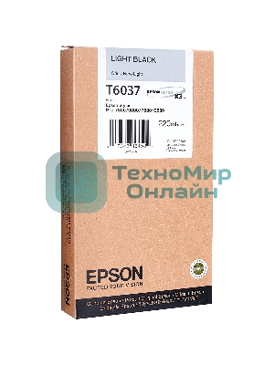 Картридж струйный Epson C13T603700 серый (220 мл) для Epson St Pro 7800/9800/7880/9880