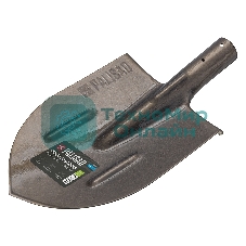 Лопата штыковая, 205х290, ребра жесткости, рессорная сталь, 0,9 кг, без черенка, LUXE Palisad