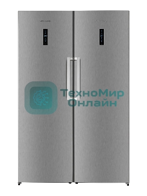 Морозильная камера Kuppersberg NFS 188 X нержавеющая сталь, 388л, 2 ящика