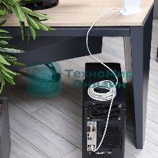 Пaтч-корд U/UTP Rexant, cat.5e, RJ45-RJ45, неэкранированный, LSZH серый, 5м