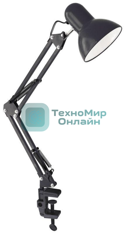 Светильник UF-312P С02 настол. 230В 60Вт черный Ultraflash 12895