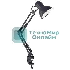 Светильник UF-312P С02 настол. 230В 60Вт черный Ultraflash 12895