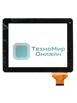 Сенсорное стекло (тачскрин) QSD E-C97001-01, черное