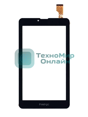 Сенсорное стекло (тачскрин) для Prestigio PMT1157, черное