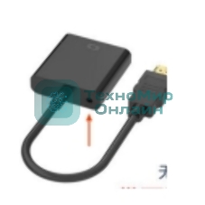 Переходник с кабелем HDMI на VGA плюс аудио