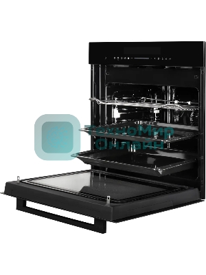 Встраиваемый духовой шкаф Kuppersberg HK 616 Black ШхВхГ: 59.5х59.6х56.5 см, 72 л, гидролизная очистка, черный